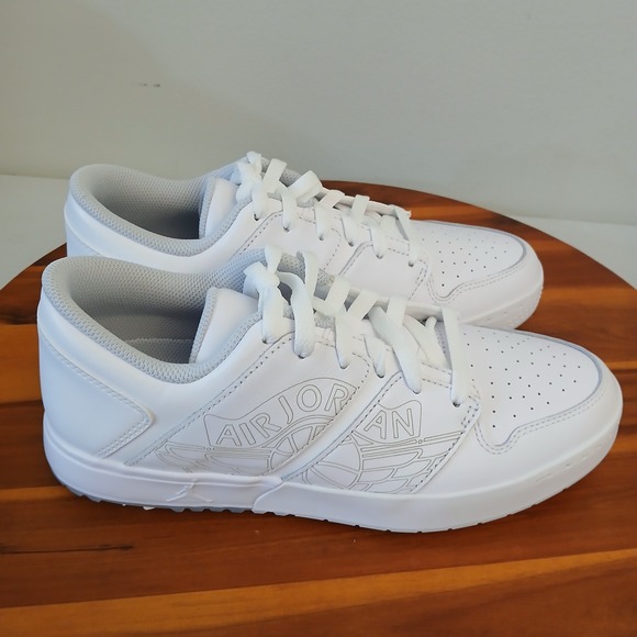 Jordan Nu Retro 1 Mens Size 8 White Leather Golf Shoes Sneakers FZ4153-100 main image 3